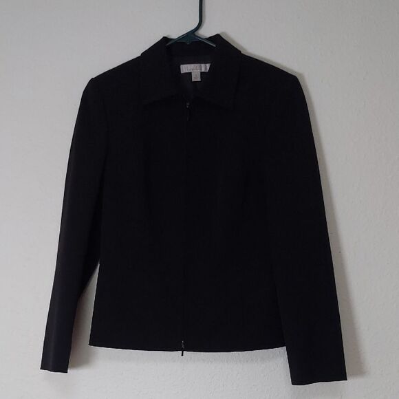 Caslon Jackets & Blazers - Caslon Black Structured Blazer Minimalist Design